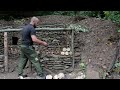 Magic dugout in the forest with your own hands. Start to finish