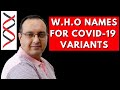 WHO names the COVID-19 variants | Coronavirus | SARS-CoV-2