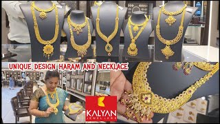 விலையுடன் 30 gm ONWARDS T Nagar Kalyan Jewellers latest model haram necklace collections with