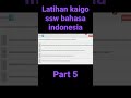 latihan kaigo ssw 5