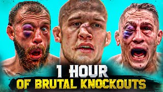 1 Hour Of Brutal Knockouts - Bare Knuckle, MMA, Boxing & Kickboxing