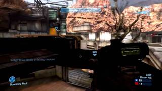 Snip3down (An MLG Pro) -- Halo- Reach Powerhouse Gameplay - 17 kills. 1 death