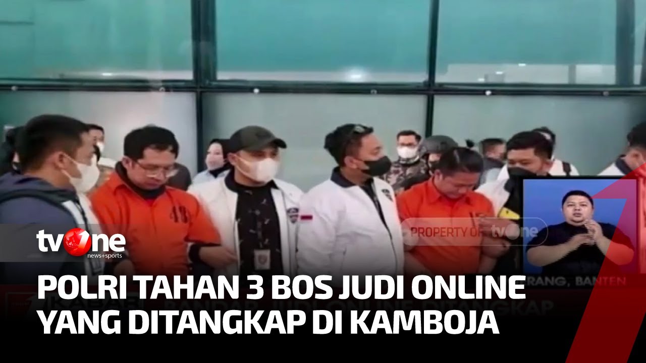 Polisi Tangkap Tiga Bandar Judi Online Di Kamboja | Kabar Pagi TvOne ...