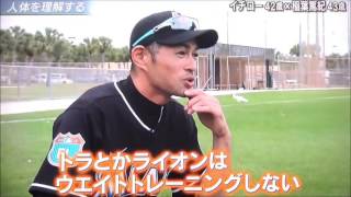 イチロー　体を大きくすることに対して