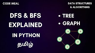 DFS & BFS in Python - Data Structures & Algorithms - Tamil