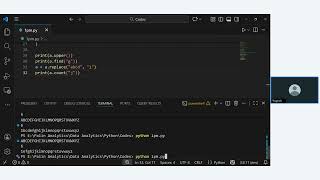 Python 1 PM Batch String Operations Training : Session 4