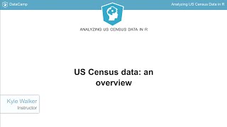 R Tutorial: Census data in R: An overview
