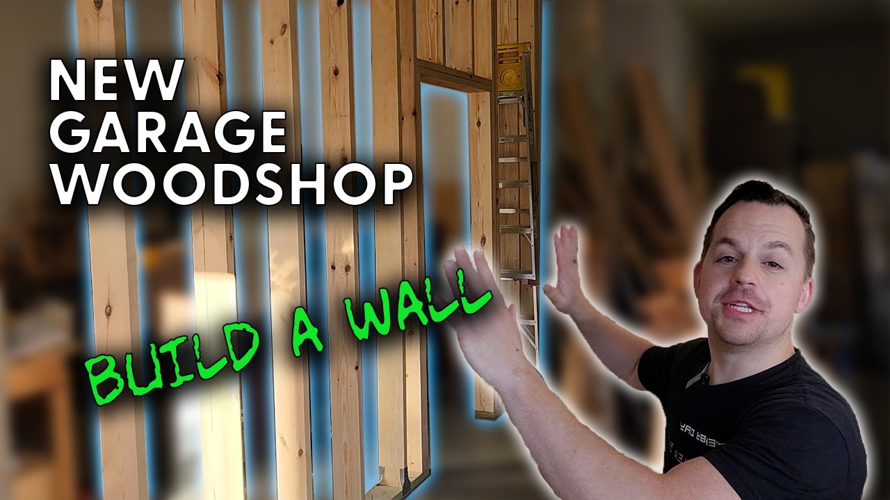 Diy Partition Wall Create A Garage Workshop Fast Youtube
