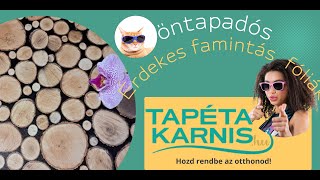 Érdekes famintás öntapadós tapéták