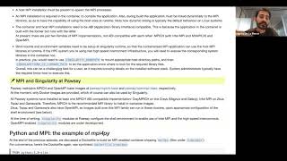 Python containers and HPC