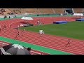 愛知県高校総体　女子4×100mr　予選第1組　2018 05 19