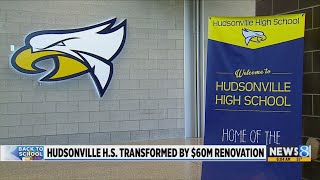 Hudsonville High School welcomes students back without construction