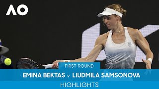 Emina Bektas v Liudmila Samsonova Highlights (1R) | Australian Open 2022