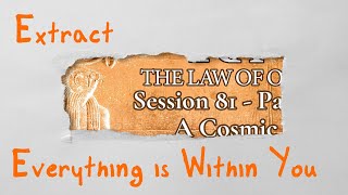 Intensifying the Experience of the Creator by the Creator - Session 81 Extract - THE LAW OF ONE ☥