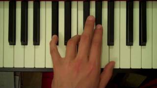 How To Play a Db7 Chord on Piano (Left Hand)