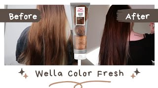 Wella Color Fresh Mask ♡ Chocolate Touch | first impression/review