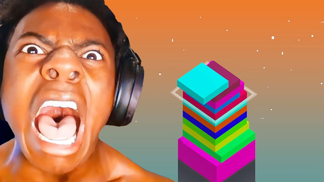 Ishowspeed Goes Insane Playing Stack Tower Youtube