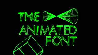 OSCI TYPEFACE | Animated Font