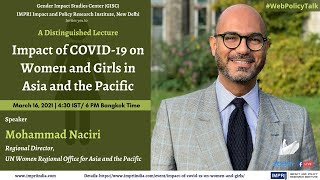 Distinguished Lecture | Mohammad Naciri | Impact of COVID-19 on Women and Girls in Asia and Pacific