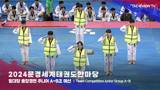 2024 문경세계태권도한마당 팀대항 종합경연 주니어 A~B조 예선 (D) 24.07.28