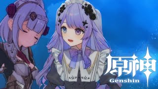 【#原神】初心者メイドによるモンドお散歩講座 ～ノエルと一緒編～【#新人Vtuber】