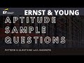 ERNST & YOUNG Hiring 2024/2025 - Aptitude Questions & Answers - Sample Sure Questions #mjmagicstudio