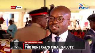 PS Omollo speaks ahead of General Francis Ogolla's burial in Siaya