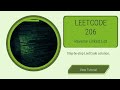 LeetCode 206 | Reverse Linked List | While Loop + Pointer Method