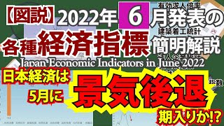 【図説】各種経済指標(2022年6月発表分)簡明解説　Japan Economic Indicators in June 2022