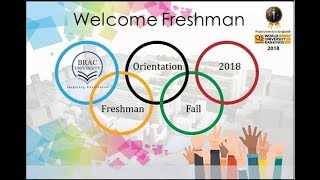 BRAC University Freshmen Orientation Fall 2018