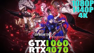 GTX 1060 - RTX 4070 ~ Shin Megami Tensei V: Vengeance PC Performance Test | 1080P, 1440P \u0026 4K Test