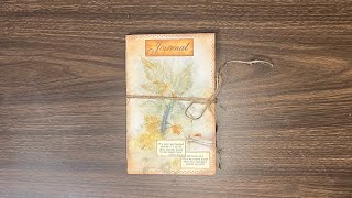 Fall Botanical Themed Junk Journal Decorating Process Part 2