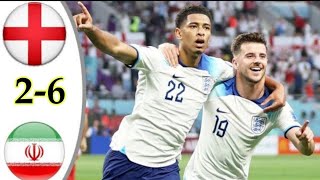 England vs Iran6-2-All Goals & Highlihts-2022