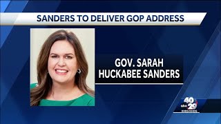 Arkansas Gov. Sarah Huckabee Sanders to deliver GOP's response to the State of the Union address