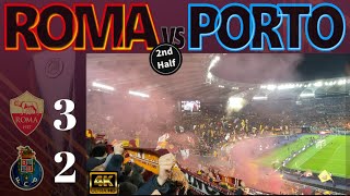 [4K] ROMA 3-2 PORTO [2nd.HALF]｜UEFA EUROPA LEAGUE 2024-25 KNOCKOUT ROUND PLAYOFF｜20/02/2025