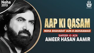 Ameer Hasan Aamir | Aap ki Qasam | Noha 2013 |