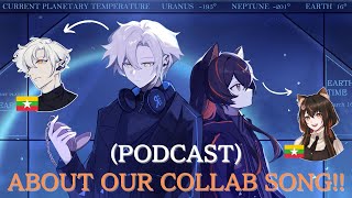 【Japanese podcast with subtitles】私たちのコラボソングについて！！ ft. ROZA