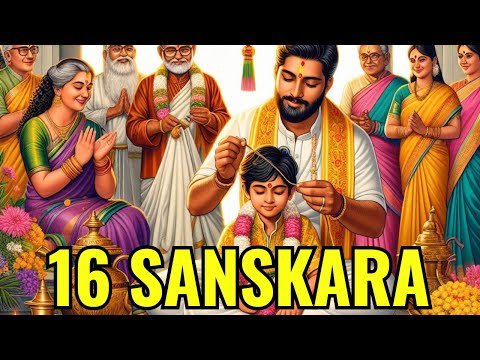What are the 16 samskaras?