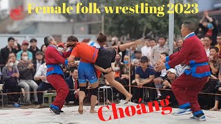 Folk female wrestling.Sốc với đòn đánh của nữ đô vật quế võ