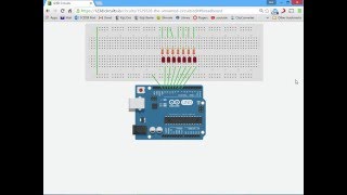 Arduino Knightrider Tutorial 1 - Using For loops to make the code better