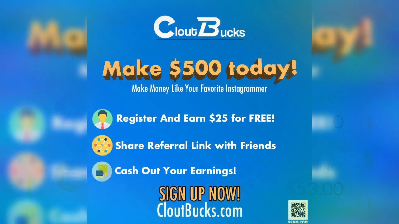 My Cloutbucks Video Youtube