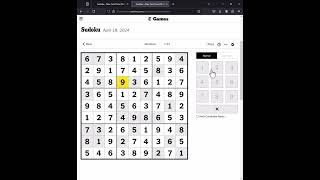 NYT Sudoku Answers Easy Medium Hard 18th April 2024