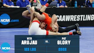 Pat Glory vs. Vito Arujau: 2022 NCAA wrestling championship semifinal  (125 lb.)