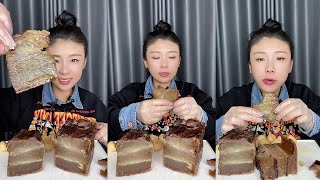 【XueYan Mukbang】#고기 Bacon🥩🥩#mukbang#eating#asmr