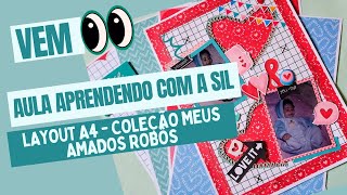 LAYOUT A4 COLEÇÃO MEUS AMADOS ROBÔS