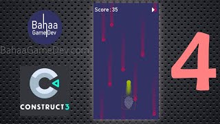 Difficulty and Saving High Score - Avoid Falling Balls Construct 3 Tutorial