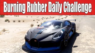 Forza Horizon 5 Burning Rubber Daily Challenge Get a Hard Charger Skill in any Bugatti