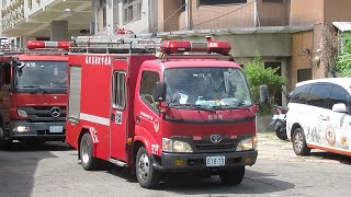 *退役車輛* 新北市消防車和救護車緊急出動 *RETIRED PUMPER* New Taipei City Fire Engines \u0026 Ambulance Responding