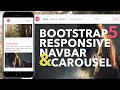 Bootstrap 5 Navbar & Carousel With Fade Transition