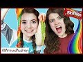 Edible Slime vs Real Slime Challenge / AllAroundAudrey